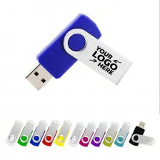 128GB USB Drive with Metal Swivel Cover